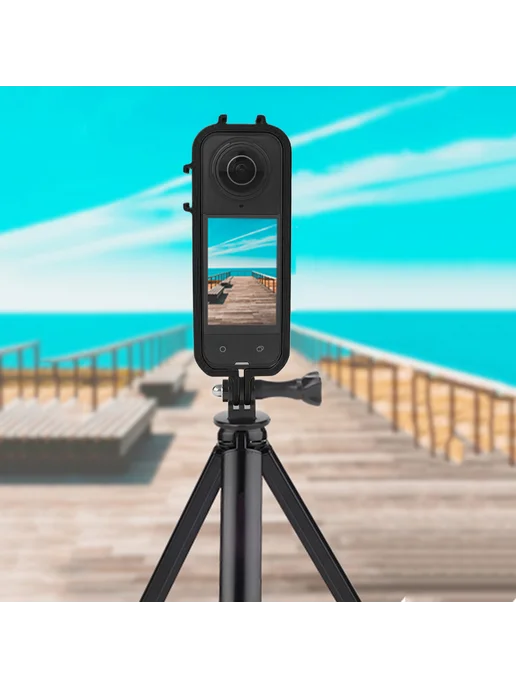 Кейс с креплением для Insta360 X5, вертикальный черный, 360x5, фото 2