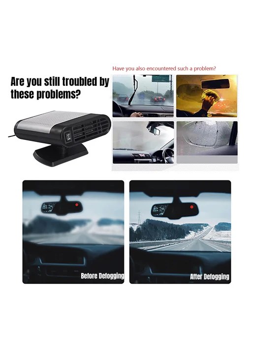 12V авто обогреватель переносной электро Fan для машины, кра, вариант, фото 7