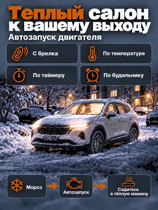 Автосигнализация A91 + сирена, фиолетовый, фото 3