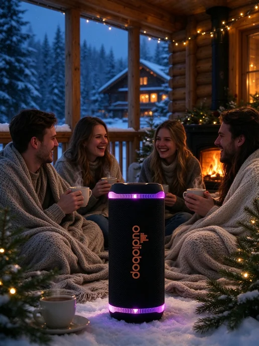 Колонка беспроводная bluetooth музыкальная, серый, фото 3