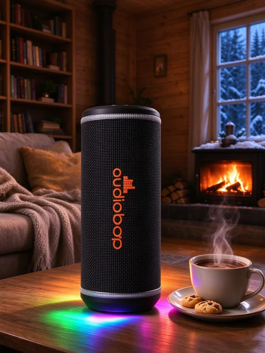 Колонка беспроводная bluetooth музыкальная, серый, фото 5