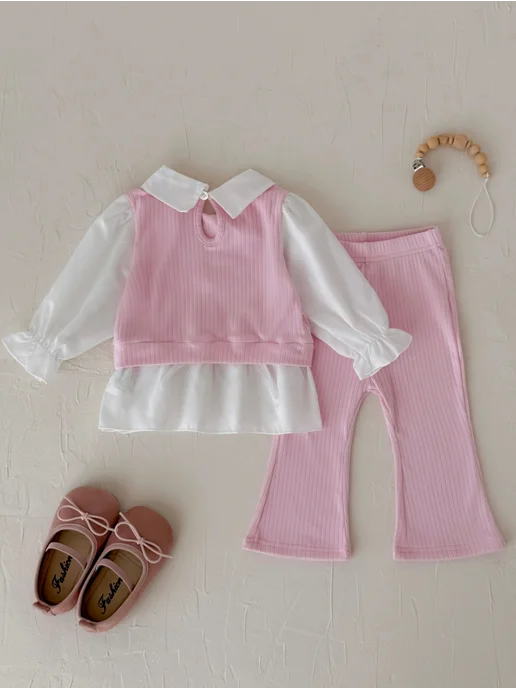 FMPDC baby Костюм для новорожденных девочек, розовый, фото 2