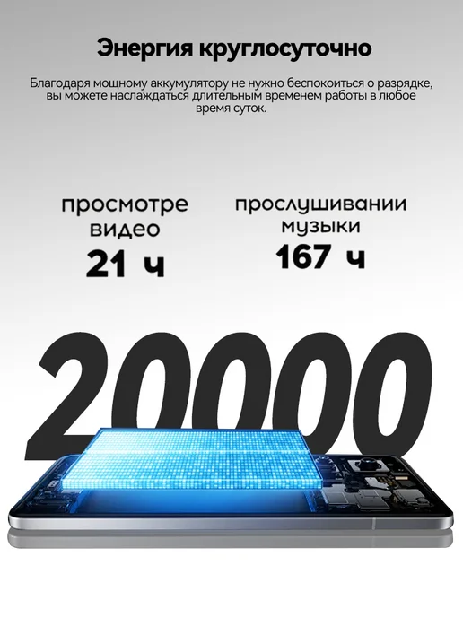 Планшет андроид 12.8-дюймовый 16 1024ГБс клавиатурой, серый, фото 6