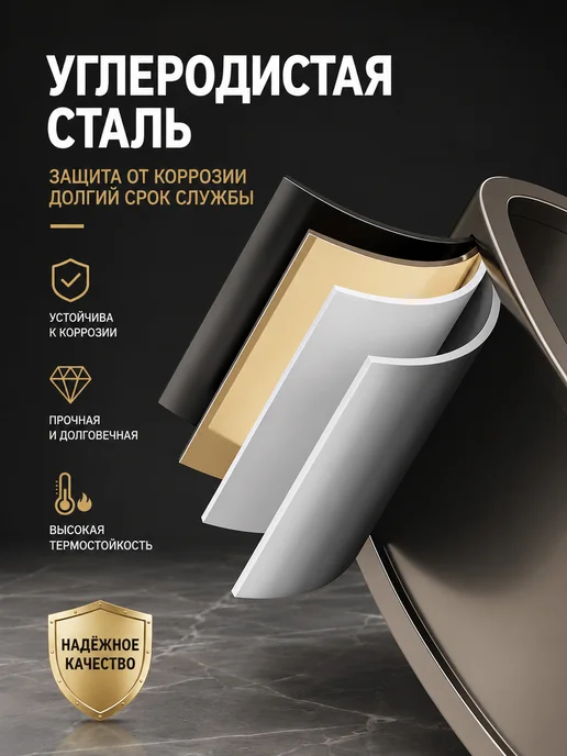 Угловая полка двухъярусная с крючками для душа, серый, фото 4