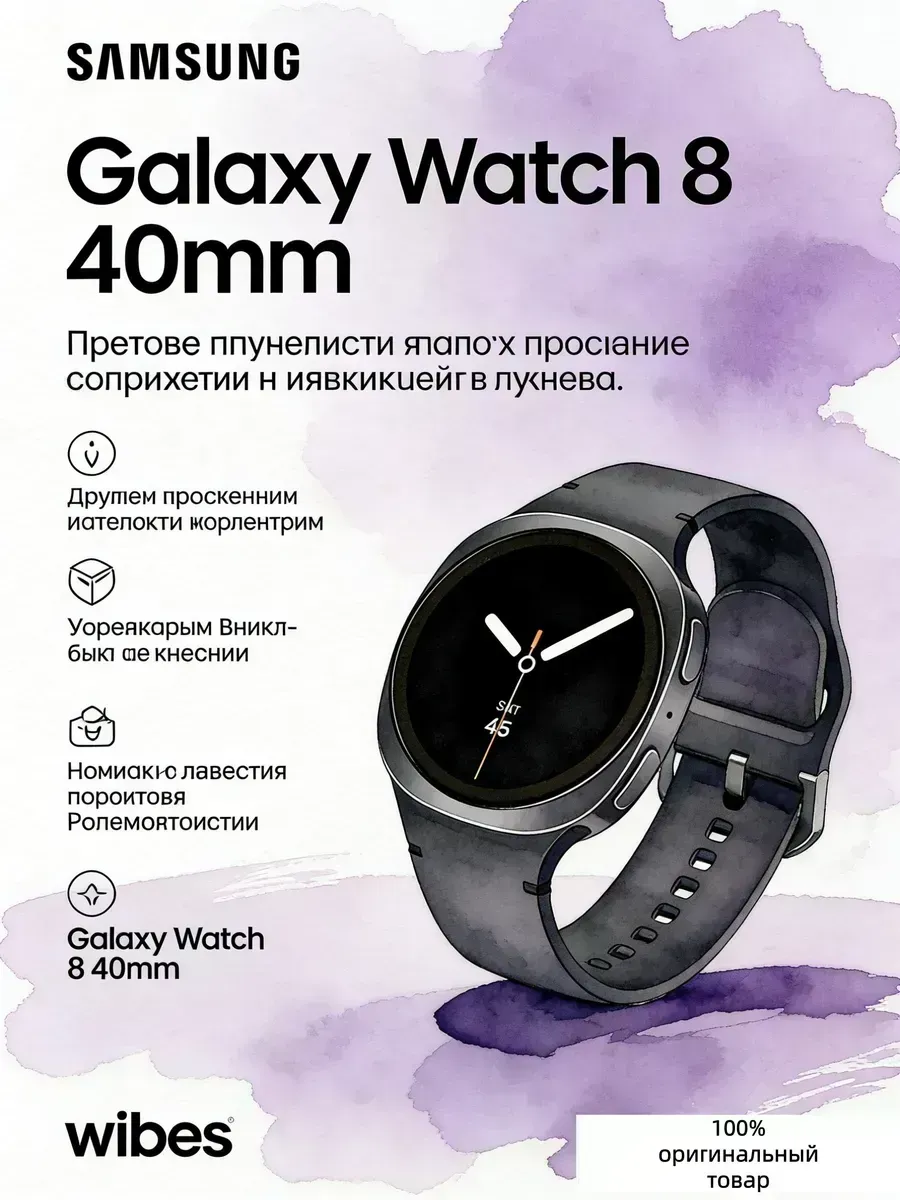 Samsung Galaxy Watch8 40mm Часы женские наручные умный подарок