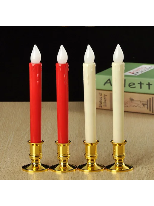 Настольный подсвечник из латуни золотого цвета, золотой, фото 3