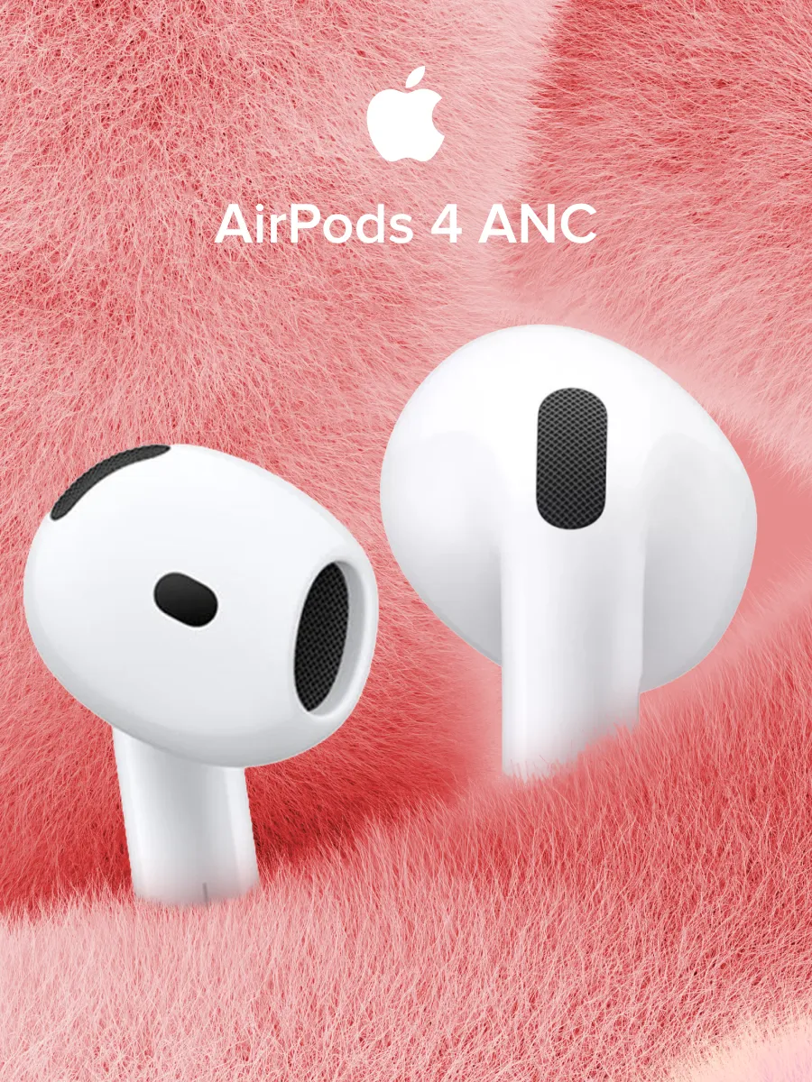 Bluetooth гарнитура AirPods 4 ANC Apple 1495962752 купить в интернет‑магазине Wildberries