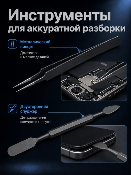 Набор отверток для точных работ 45 в 1 с битами S2, вариант, фото 7