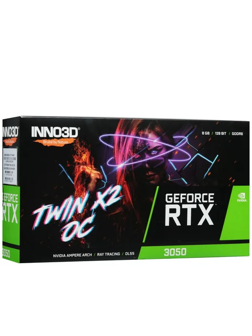Inno3D Видеокарта GeForce RTX 3050 8192Mb, Twin X2 OC 8G, 8 г, фото 8