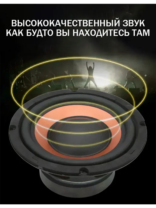 Сабвуфер автомобильный пассивный 20 см (8 дюйм.), вариант, фото 4