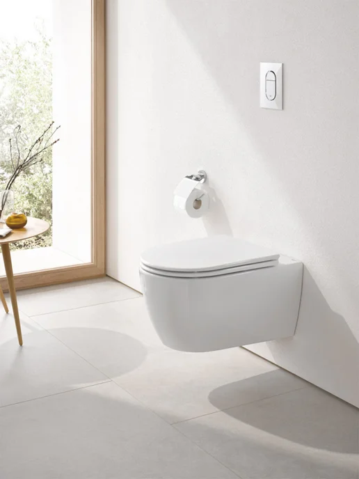 Grohe Безободковый подвесной унитаз Essence, белый, фото 2