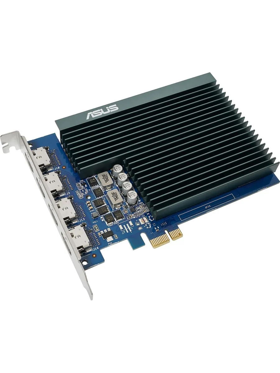 Asus Видеокарта GT 730 2ГБ GDDR5 64бит 4 HDMI