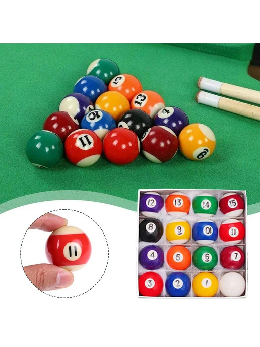 Пластиковый бильярд Snooker 25 мм, вариант