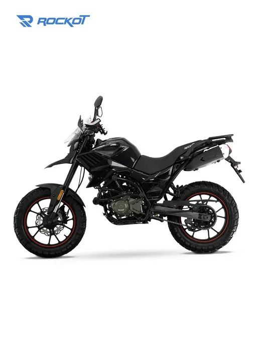 Мотоцикл турэндуро ROCKOT HOUND 3.0, черный, фото 8
