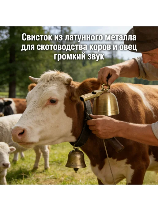 Колокольчик для животных из латуни, 80×65×65 мм, 80x65x65 мм