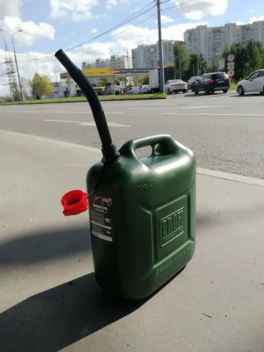 3TON Пластиковая канистра для бензина 20 л, PROFI в комплекте с к…, 20 л, фото 6