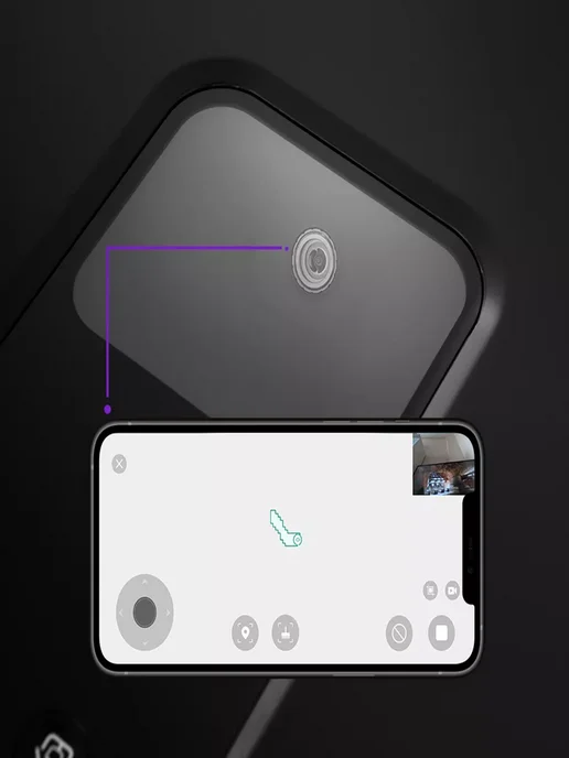Нет бренда Умный робот-пылесос VR1345S WiFi, 600 мл, фото 2