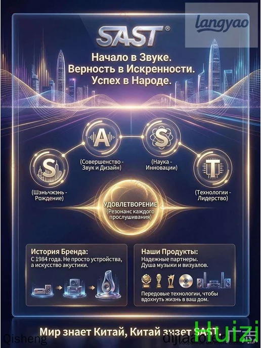 Саундбар XIANKE SAST N18, 18 Вт, Bluetooth и USB, 18 Вт, фото 2
