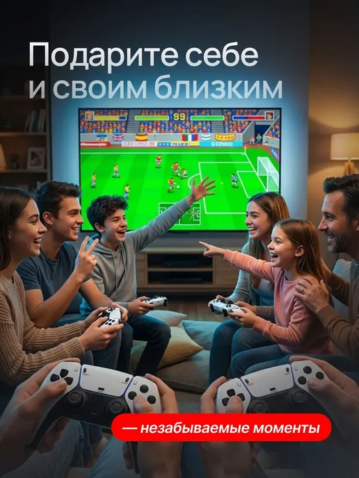 Игровая приставка для телевизора смарт консоль, вариант, фото 7