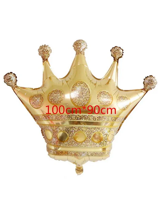 YHZNXH Золотая корона шарик 39 дюймов C, розовый, фото 2