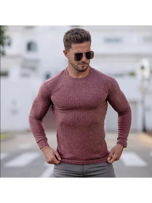 MACHINEFITNESS Свитер мужской с капюшоном, повседневный приталенный спортив, вариант
