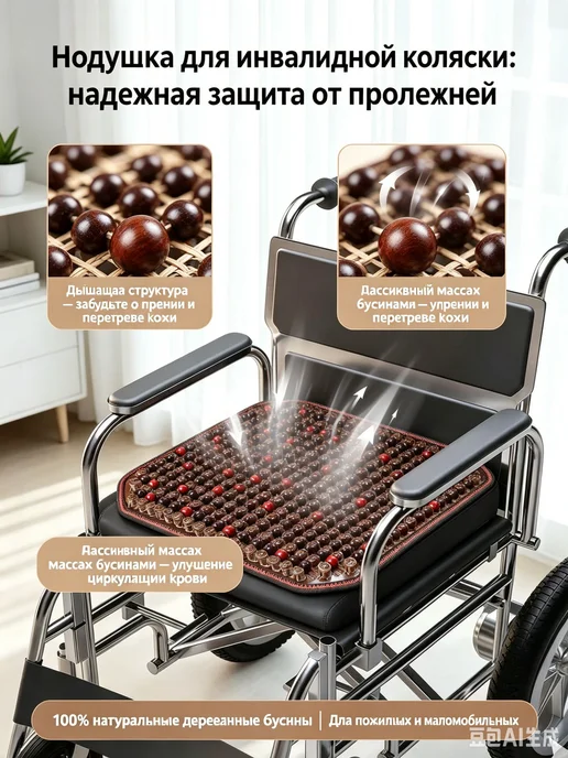 Летняя подушка для инвалидной коляски, вариант, фото 2