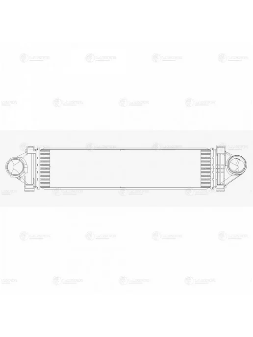 LUZAR Интеркулер LAND ROVER Freelander II 07- LRIC 1007, вариант, фото 3