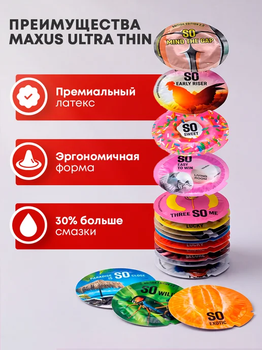 Maxus Презервативы ультратонкие 100 шт, 100 шт, фото 2