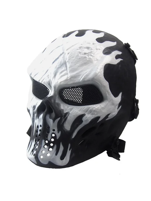 Нет бренда Тактическая маска Zombie Skull Mask, цвет GH, черный