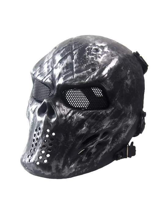 Нет бренда Тактическая маска Zombie Skull Mask, цвет GH, черный