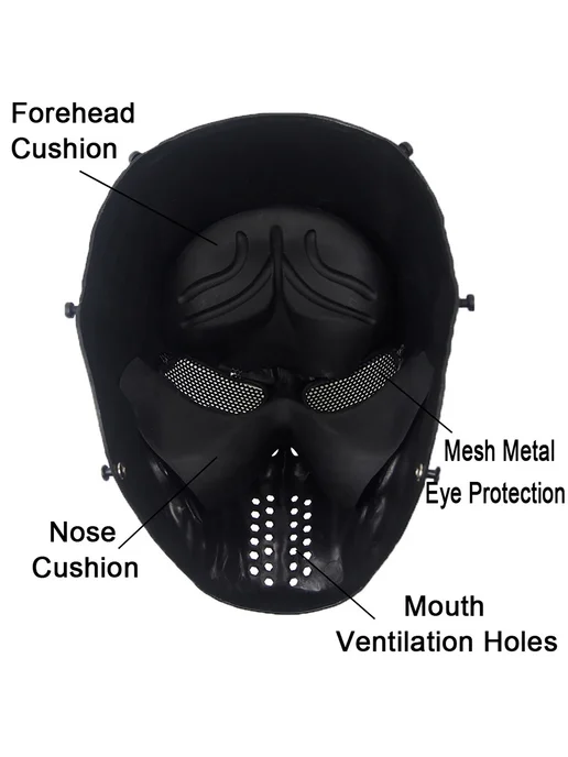 Нет бренда Тактическая маска Zombie Skull Mask, цвет GH, черный, фото 5