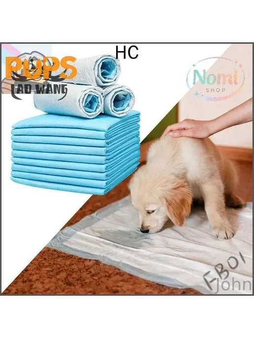 Одноразовые впитывающие пелёнки для животных 60×90 см, 20 шт, 60x90 см, 20 шт, фото 6