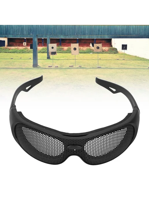 Нет бренда Защитные очки Iron Mesh UV400, черный, фото 4