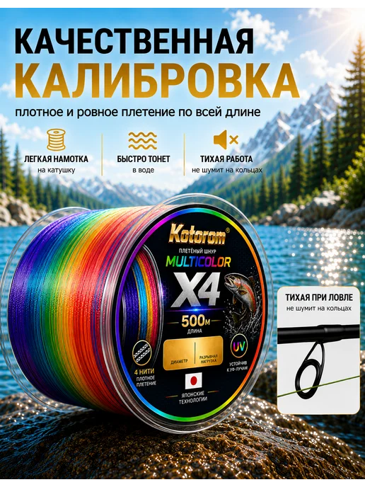 Kotorom Плетенка шнур для рыбалки, вариант, фото 6