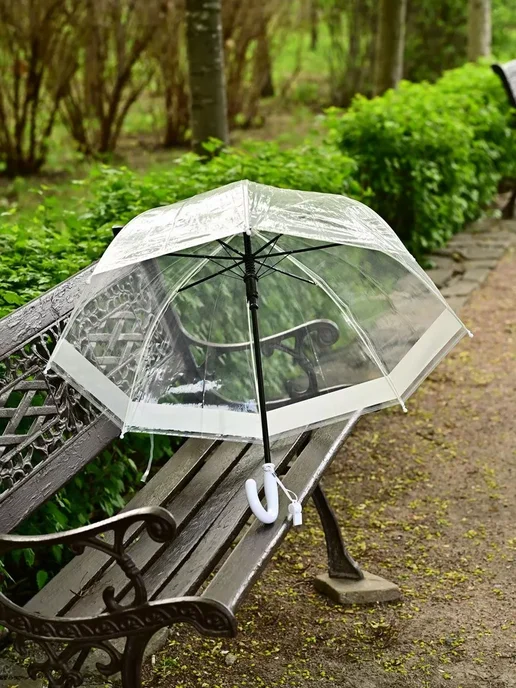 Umbrella World Зонт детский прозрачный со свистком, вариант, фото 2